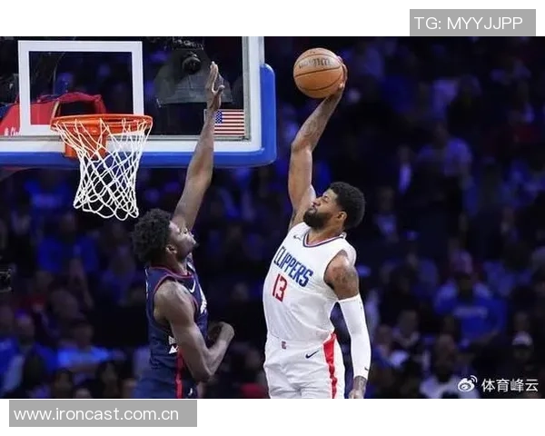 快船队史上仅有的小卡与乔治双星共创455板5三分辉煌纪录